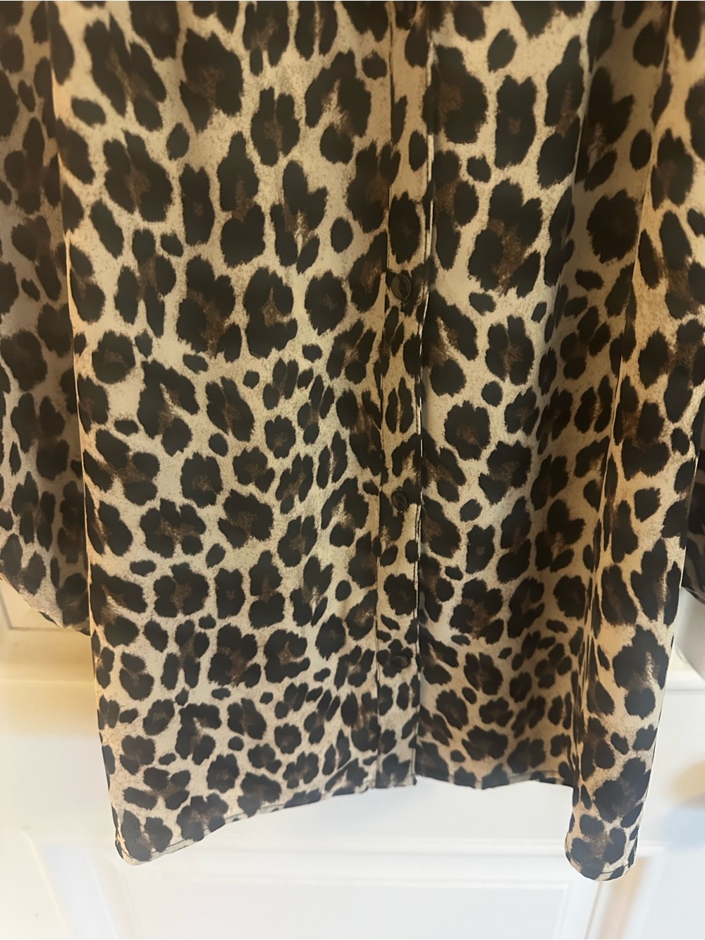 Vince Camuto Leopard Print Blouse - Picture 6 of 14